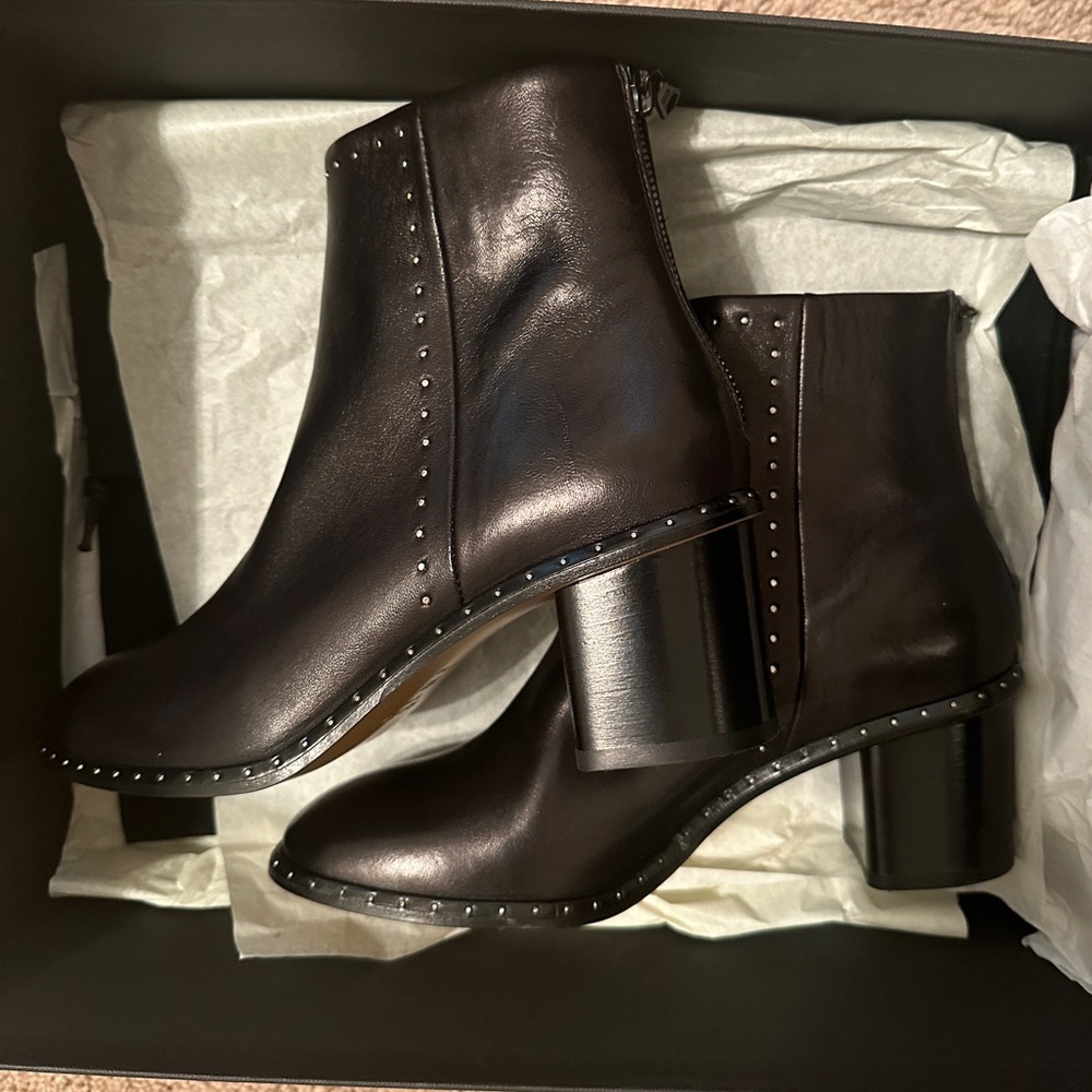 Rag & Bone black boots with studs